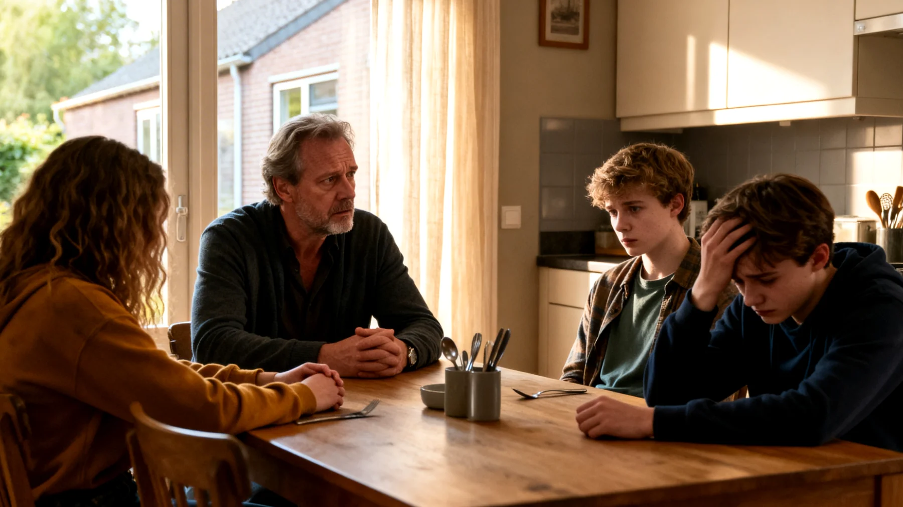 Een vader heeft moeite met het omgaan met de intense emoties van zijn jongvolwassen kinderen - zoals boosheid, angst en verdriet - en weet niet hoe hij hen moet ondersteunen zonder te oordelen of oplossingen op te dringen."